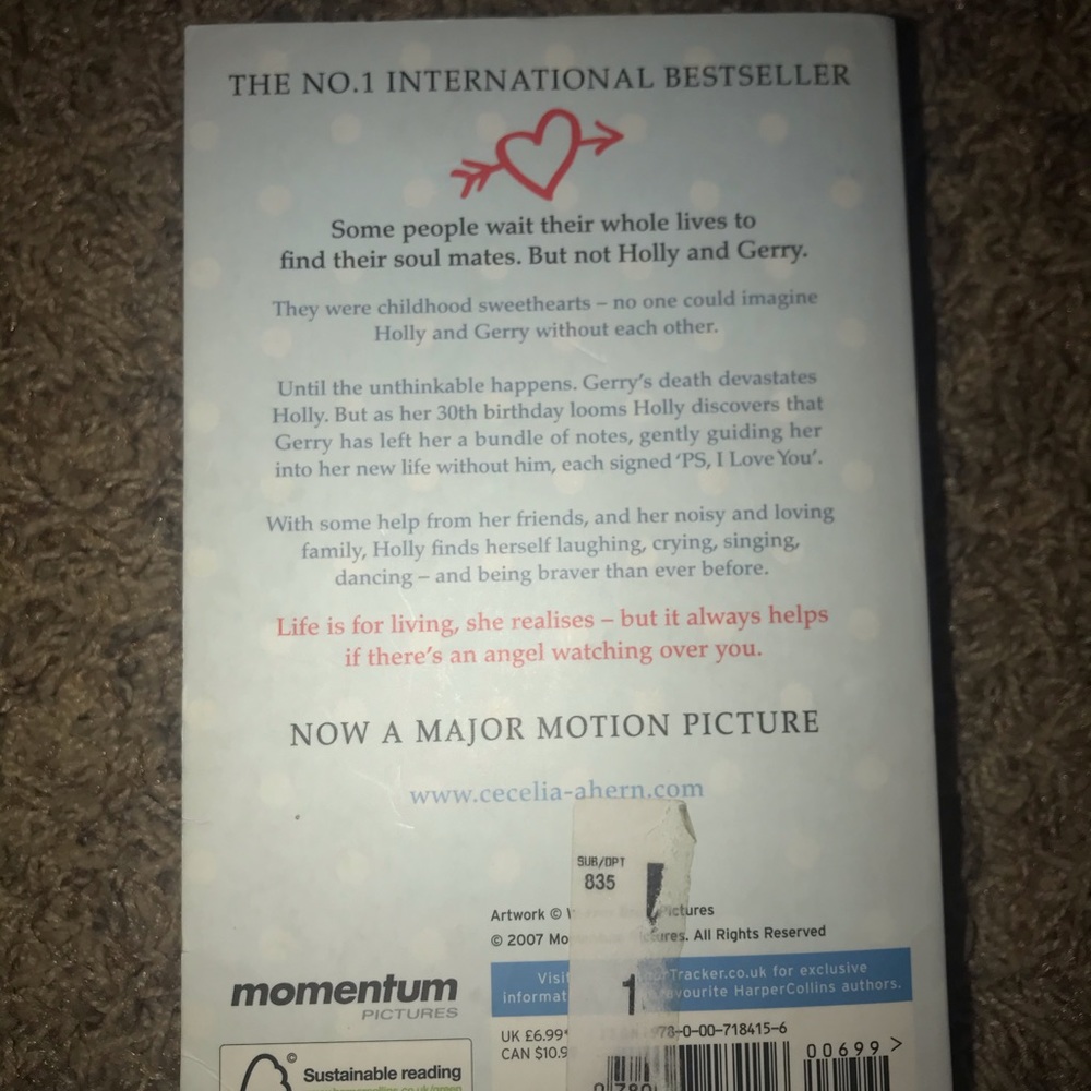 Ps I love you book